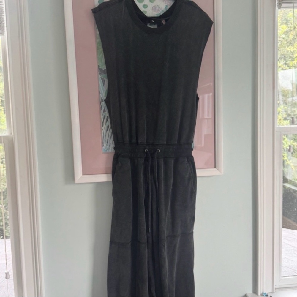 Free People Black Sleeveless Jumpsuit - Picture 2 of 2
